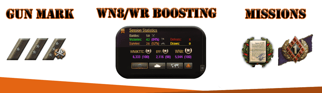 World of Tanks Boosting,  WoT Boost and Power Leveling